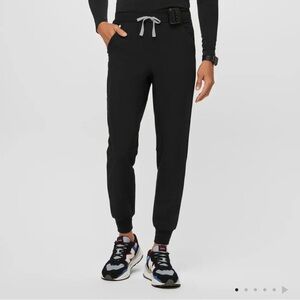 Figs Scrub Pants Men’s Joggers Black Size S